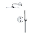 GROHE - Grohe Precision Set de douche encastrée avec mitigeur thermostatique + Douche de tête + Douchette, chrome (G34880000) - vignette
