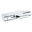 GROHE - Grohe Set bain/douche mitigeur thermostatique cascade + Douchette Stick 1 jet, support mural, flexible, Chrome (34467001-CUBESTICK) - vignette