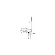 GROHE - Grohtherm Set de douche encastré avec mitigeur thermostatique, douche de tête XXL 250 et douchette, Chrome (34727000-XXL2) - vignette