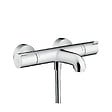 HANSGROHE - Hansgrohe Ecostat Set Mitigeur Thermostatique bain/douche + Douchette à main XXL 105mm 3 jets, flexible douche 160cm, barre 65cm - vignette