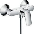 HANSGROHE - Set de douche Mitigeur Logis + Douchette � main 1 jet + Flexible + Support mural, Chrome (71600000-PORTER) - vignette