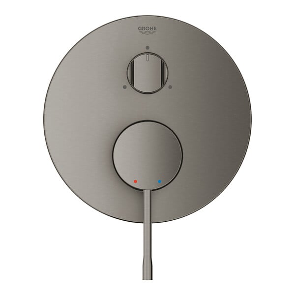 GROHE - Essence mitigeur monocommande 3 sorties avec inverseur, gris foncé brossé (G24092AL1) - large