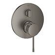 GROHE - Essence mitigeur monocommande 3 sorties avec inverseur, gris foncé brossé (G24092AL1) - vignette