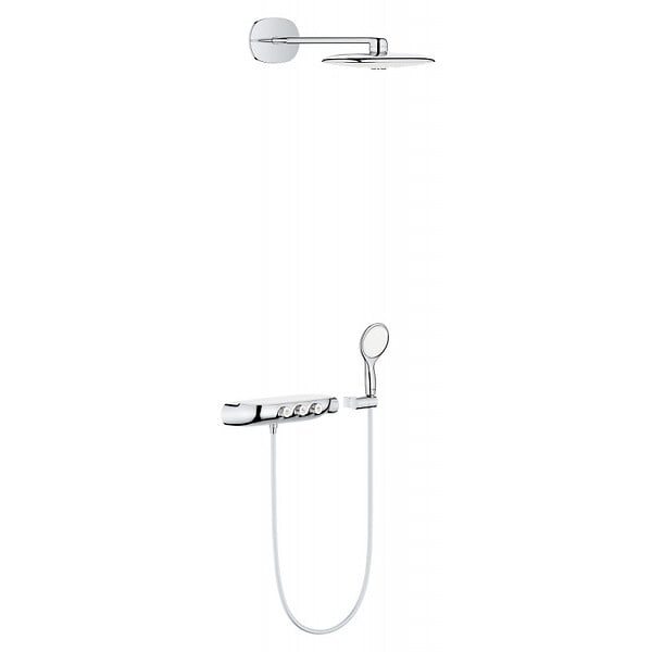 GROHE - RAINSHOWER - System SmartControl 360 DUO Combi système de douche avec thermostat, montage mural/encastré (26443LS0) - large