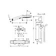 HANSGROHE - Hansgrohe Set de douche Mitigeur Comfort + Barre Unica 65cm + Douchette 3 jets Raindance 120 Select E, Bronze brossé - vignette