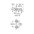 GROHE - Mitigeur de douche mécanique STARTGROHE 23205002 monocommande - chrome - vignette