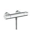 HANSGROHE - Hansgrohe Ecostat Mitigeur thermostatique douche + Douchette à main XXL 105mm 3 jets, Flexible de douche 125cm, support mural - vignette