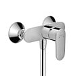 HANSGROHE - Hansgrohe Vernis Blend Set Mitigeur de douche + Douchette à main XXL 105mm 3 jets + Flexible de douche 125cm, support mural - vignette
