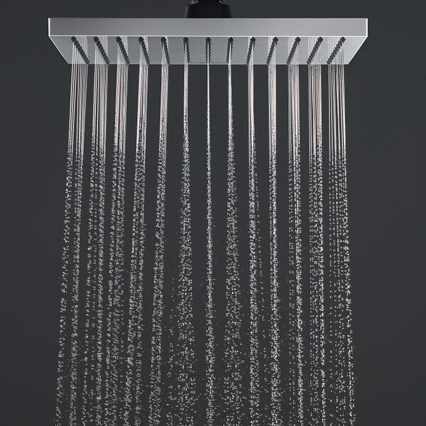 HANSGROHE - Hansgrohe Vernis Shape Pulsify Set de douche tout en 1 avec Douche de tête 230 XXL + Douchette à main 3 jets, Noir mat - large