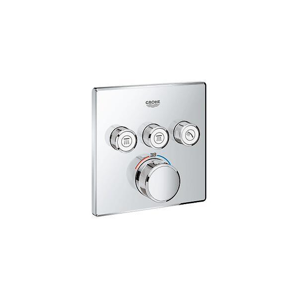 GROHE - Grohe Grohtherm SmartControl Perfect set de douche avec Rainshower 310 SmartActive Cube (34706000-NEW) - large