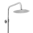 SWISS AQUA TECHNOLOGIES - Swiss Aqua Technologies Set de douche avec mitigeur mécanique + Douche de tête 200mm +  Douchette 3 jets, Chrome (SATSSPK) - vignette