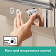 HANSGROHE - Hansgrohe ShowerTablet Select Set Mitigeur Thermostatique douche/bain + Douchette 105mm 3 jets + Flexible douche 160cm + Barre 65cm - vignette