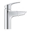 GROHE - Grohe Eurosmart Mitigeur monocommande taille M, avec cartouche en céramique, Chrome (23976003) - vignette