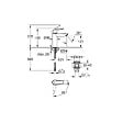 GROHE - Mitigeur lavabo monocommande START FastFixation GROHE 23746002 bec droit - taille M - chrome - vignette