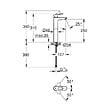 GROHE - Bauloop Mitigeur monocommande pour vasque à poser, taille XL, chrome (23764000) - vignette