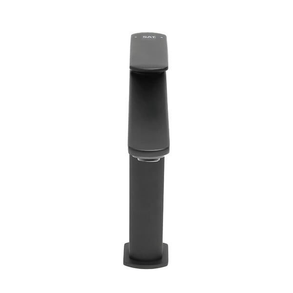 SWISS AQUA TECHNOLOGIES - Mitigeur lavabo haut Feel, sans bonde, noir mat (SATBSFEEL285C) - large