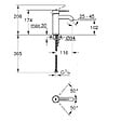 GROHE - Grohe Essence Mitigeur monocommande, 1/2″ pour lavabo Taille S, Warm Sunset (23590DA1) - vignette