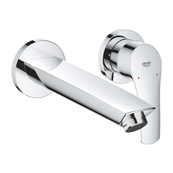 GROHE - EUROSMART Mitigeur monocommande de lavabo, 2 Trous, Chrome (29338003) - large