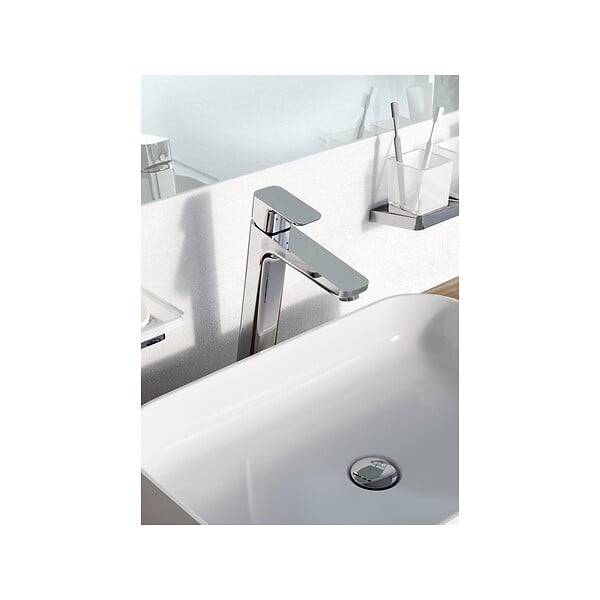 RAVAK - Ravak 10° Mitigeur XL pour lavabo avec ExtraComfort Zone 244 mm, Chrome (X070130) - large