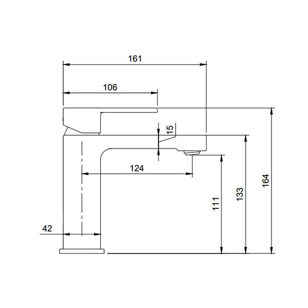VILLEROY & BOCH - Architectura Mitigeur Monocommande pour Lavabo, sans vidage, Chrome (TVW10300400161) - large