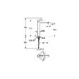 GROHE - Lineare Set Mitigeur Monocommande Lavabo Taille XL + Bonde clic clac Grohe pour lavabo avec trop-plein (23405001-CLICCLAC) - vignette