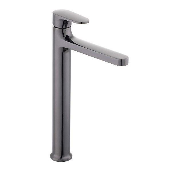 SWISS AQUA TECHNOLOGIES - Swiss Aqua Technologies SAT DARK Mitigeur XL pour lavabo avec levier, Gun metal (SATBSDA285P) - large