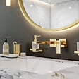 HANSGROHE - Hansgrohe Metropol Mitigeur de lavabo encastré mural, bec 225mm, poignée manette, bonde à écoulement libre (32526140) - vignette