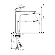 HANSGROHE - Hansgrohe Logis Lot de 2 Mitigeurs de lavabo XL avec ComfortZone 190, Chrome (71091000-DUO) - vignette