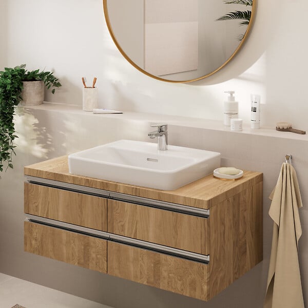 HANSGROHE - Hansgrohe Vernis Blend Mitigeur de lavabo 70 avec tirette et vidage, Chrome - large