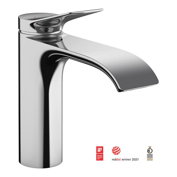 HANSGROHE - Hansgrohe Vivenis Mitigeur de lavabo 110 sans tirette ni vidage, chromé (75022000) - large
