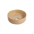 CERAMIA - Ceramia Vasque à poser ronde 36 cm hauteur 12,5 cm sans trop-plein moka mat PixL (CEPX3636MOM) - vignette