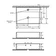 SWISS AQUA TECHNOLOGIES - Cube Way 60x42 cm lavabo suspendu en céramique avec trou pour robinetterie au milieu, sans siphon ni mitigeur, blanc (SATCW6042) - vignette