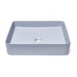 SWISS AQUA TECHNOLOGIES - Swiss Aqua Technologies Infinitio Vasque à poser 50 x 40 x 11 cm, sans trop-plein, Bleu foncé mat (SATINF5040DBLM) - vignette