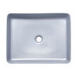 SWISS AQUA TECHNOLOGIES - Swiss Aqua Technologies Infinitio Vasque à poser 50 x 40 x 11 cm, sans trop-plein, Bleu foncé mat (SATINF5040DBLM) - vignette