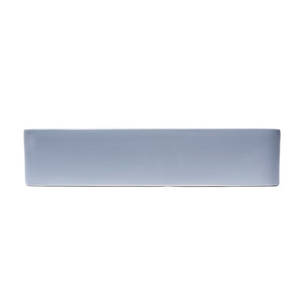 SWISS AQUA TECHNOLOGIES - Swiss Aqua Technologies Infinitio Vasque à poser 50 x 40 x 11 cm, sans trop-plein, Bleu foncé mat (SATINF5040DBLM) - large