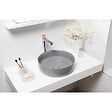 SWISS AQUA TECHNOLOGIES - Swiss Aqua Technologies Vasque à poser Infinitio 39 x 39 x 12 cm sans trop-plein, gris mat (SATINF3939LGRM) - vignette