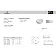 CERAMIA - Ceramia Vasque à poser ronde 36 cm hauteur 12,5 cm sans trop-plein gris mat PixL (CEPX3636GM) - vignette