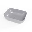 SWISS AQUA TECHNOLOGIES - Swiss Aqua Technologies Infinitio Vasque à poser 45,5 x 32,5 x 13,5 cm, sans trop-plein, Gris mat (SATINF4532LGRM) - vignette