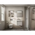 IDEAL STANDARD - Lavabo suspendu en grès fin 60 x 46 cm, avec trou pour robinet et trop-plein, blanc, Ideal Standard Connect Air (E029801) - vignette