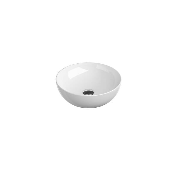 RAVAK - Ravak Uni Vasque à poser 40x40 cm sans trop plein, Blanc (XJX01140003) - large