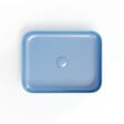 SWISS AQUA TECHNOLOGIES - Infinitio Vasque à poser 50x39 cm, sans trop-plein, Bleu mat (SATINF5039LBLM) - vignette
