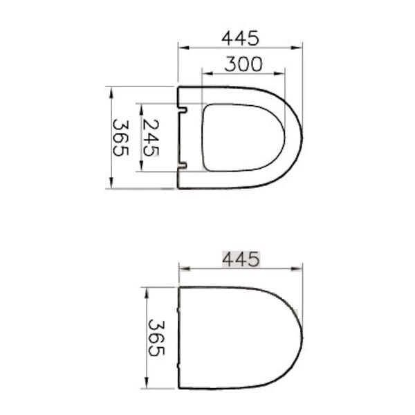 VITRA - Sento abattant softclose en duroplast, blanc (120-003-009) - large