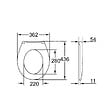 GROHE - Bau Ceramic Siège WC, blanc (39492000) - vignette