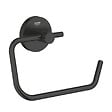 GROHE - Grohe START set porte-balai de WC + dérouleur de papier mural, noir mat (411852430-GroheBlackSet1) - vignette