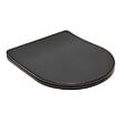 SWISS AQUA TECHNOLOGIES - Swiss Aqua Technologies Infinitio Abattant frein de chute, Noir mat (SATINFPBKM) - vignette
