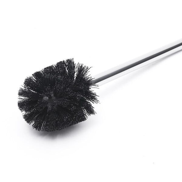 OPTIMA - Hombre Brosse de toilette en polyrésine et bois de bambou, Noir (HOM37) - large