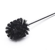 OPTIMA - Hombre Brosse de toilette en polyrésine et bois de bambou, Noir (HOM37) - vignette