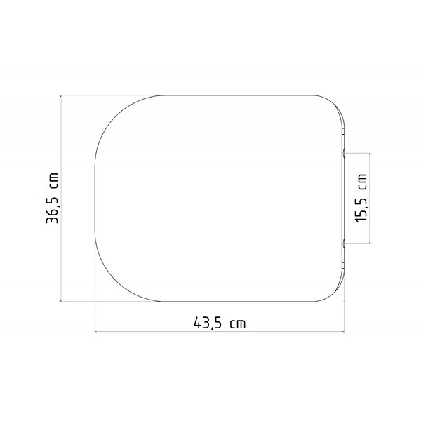 IDEVIT - Idevit Abattant Havana softclose slim (HA030S) - large