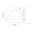 IDEVIT - Idevit Abattant Havana softclose slim (HA030S) - vignette