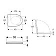 GEBERIT - iCon Abattant WC SoftClose, blanc (501.660.01.1) - vignette